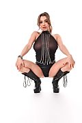 Josephine Jackson Amazing Boobs In Chains istripper model